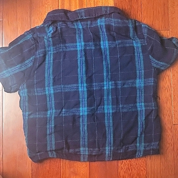 Wild Fable Rayon Flannel Style Crop Top - Picture 4 of 5